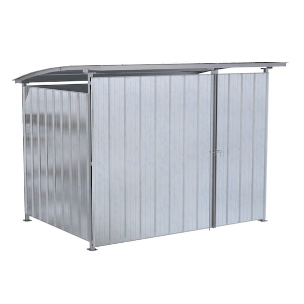 Vestil GALVANIZED MULTI-DUTY SHED W/FRONT DOORS 120 IN MDS-96-DR-HDG - main